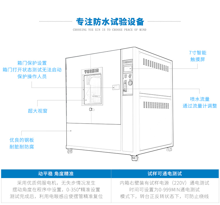 吸塵器-IPX4級淋雨測試設備