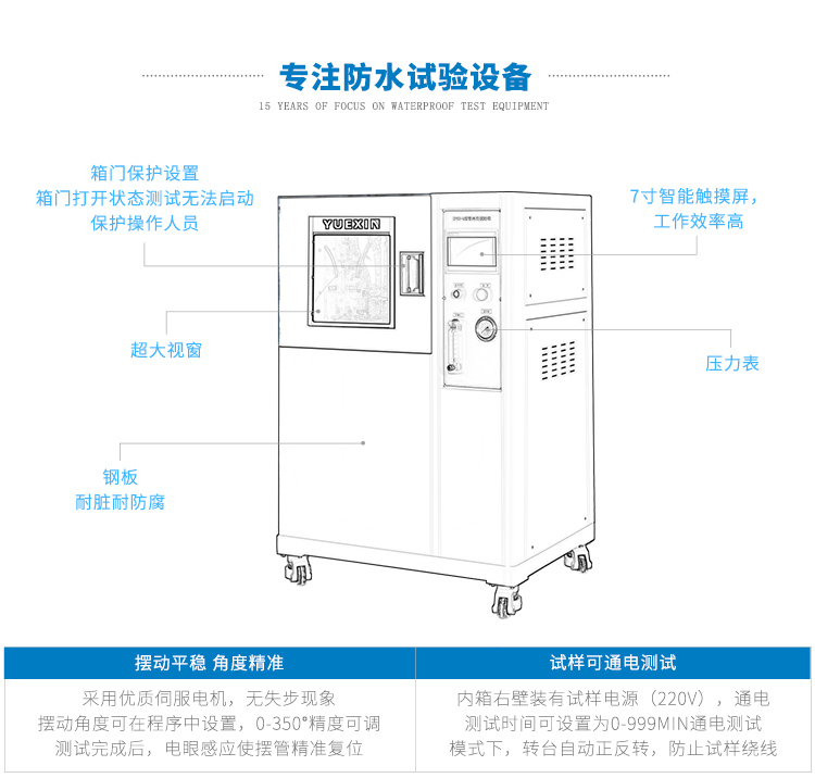 血壓計防水測試裝置（IPX4級）