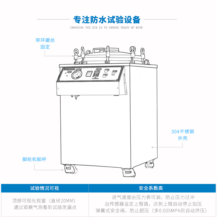 車(chē)載攝像頭防水測試設備（IPX8級）